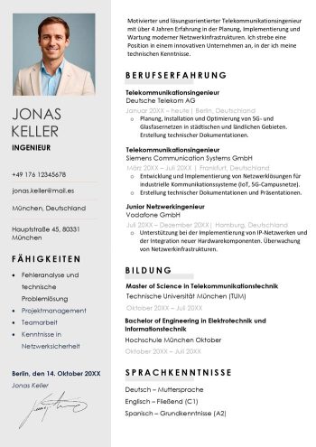 lebenslauf vorlage für openoffice