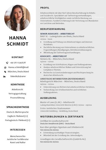 schlicht lebenslauf ats word vorlage kostenlos